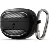 Spigen Rugged Armor Designed for Bose Ultra Open Earbuds (2024) Protective Case with Carabiner – Matte Black(Matte Black)