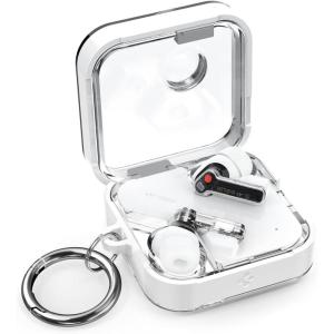 Spigen Ultra Hybrid Designed for Nothing Ear 2 Case Cover (2023) Clear Anti-Yellowing Case – Jet White(Crystal Clear)