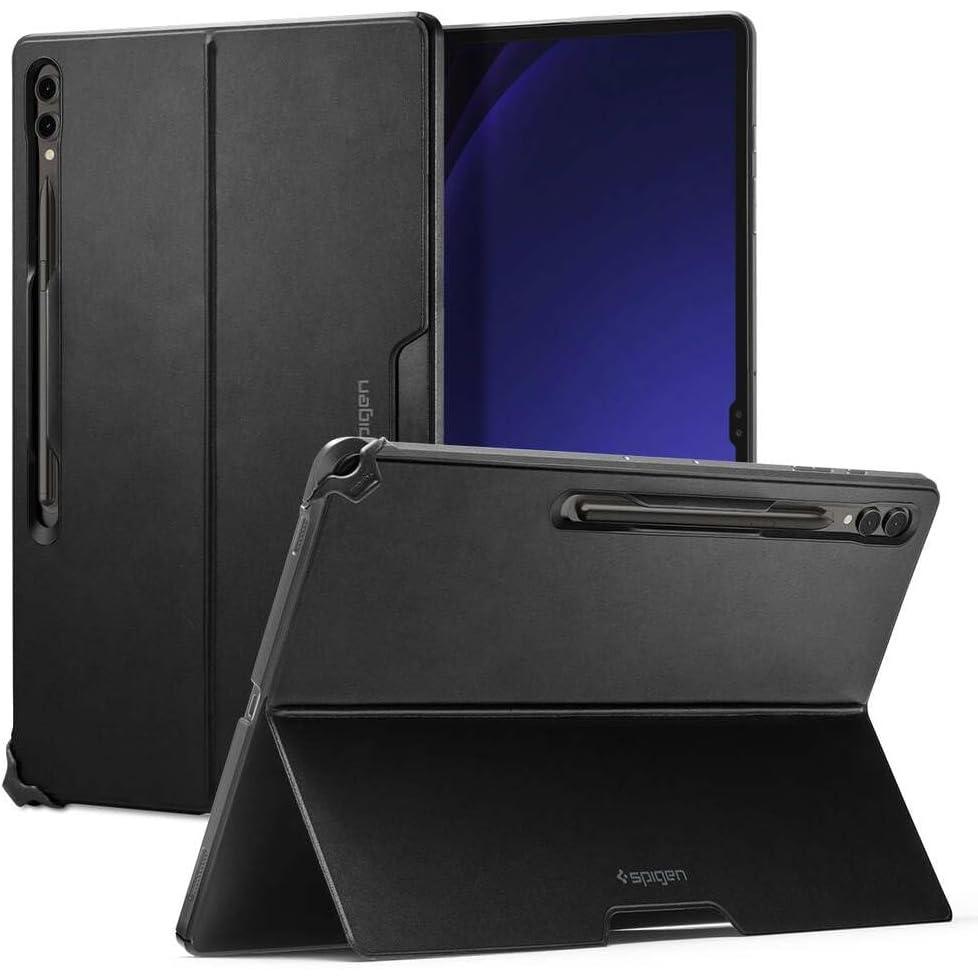imageSpigen for Galaxy Tab S10 Ultra Case 2024 Galaxy Tab S9S8 Ultra Case 20232022 Thin Fit Pro Kickstand and S Pen Holder Compatible with Keyboard 146 inch BlackBlack