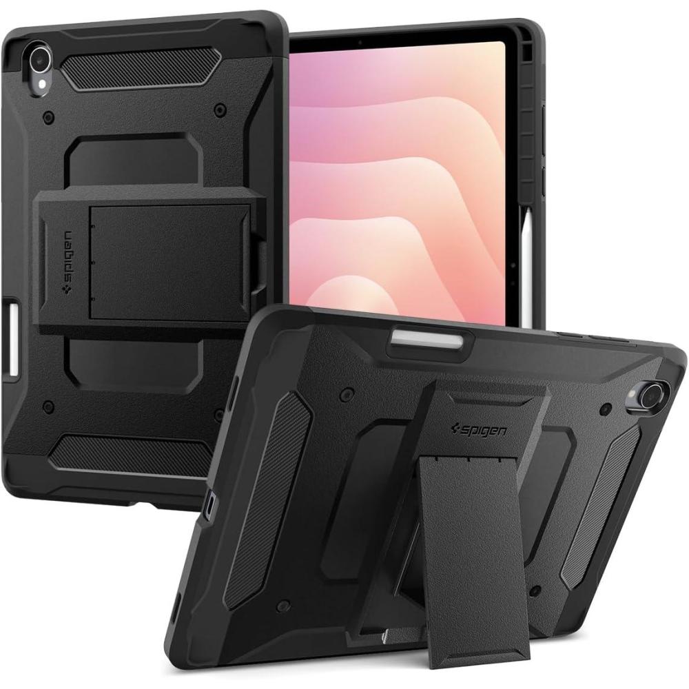 imageSpigen for Galaxy Tab S11 Ultra Case 2025 Tough Armor Pro Protective Hard Shell with Kickstand and S Pen Holder 146 inch BlackGalaxy Tab S11 11