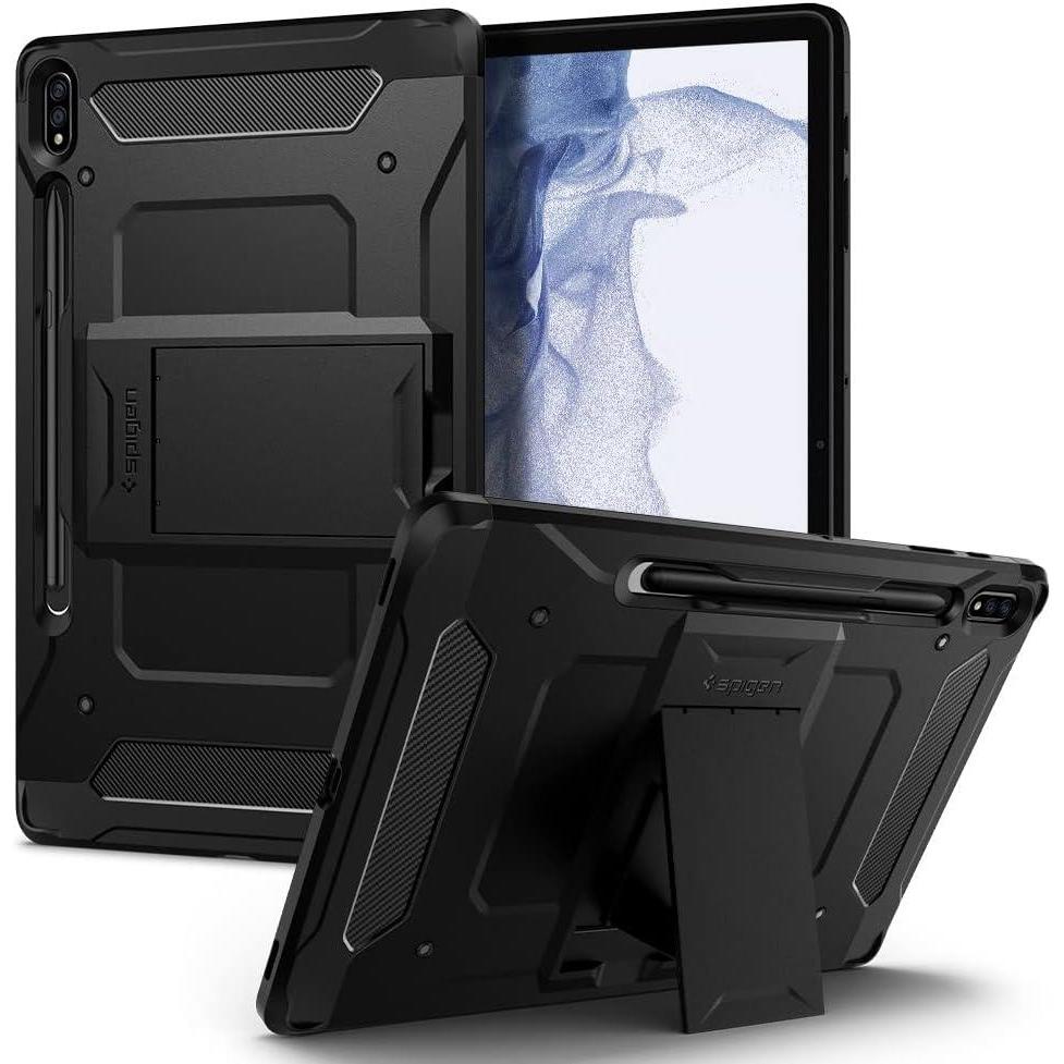 imageSpigen for Galaxy Tab S11 Ultra Case 2025 Tough Armor Pro Protective Hard Shell with Kickstand and S Pen Holder 146 inch BlackGalaxy Tab S8S7 Plus 124