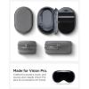 Spigen Klasden Pouch Designed for Apple Vision Pro Case M2 and M5 Chip (2024/2025), Premium Full Protection Portable Travel Case and Storage – Charcoal Gray(Charcoal Gray)
