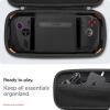Spigen Rugged Armor Pro Designed for 2025 ROG Xbox Ally X/ASUS ROG Ally/Nintendo Switch 2 / MSI Claw 7 AI+ Hard Shell Carrying Case with Pockets for Accessories Original Charger Storage Bag