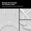 Spigen for USB C to Lightning Cable, ArcWire 6.6ft MFi Certified PD Charger Fast Charging Compatible with iPhone 17 16 15 14 13 12 Plus Pro Max Mini iPad AirPods
