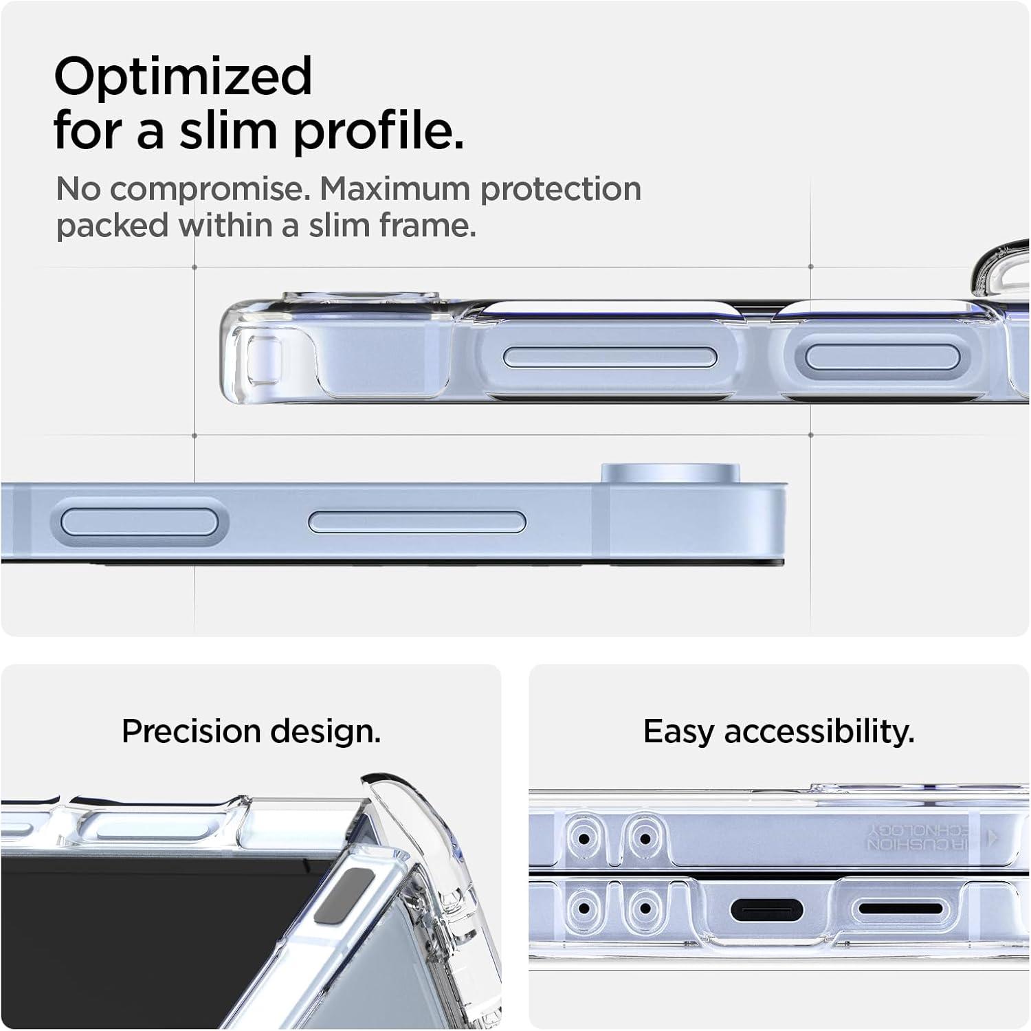 imageSpigen for Galaxy Z Flip 7 Case Ultra Hybrid Pro MagFit Hinge Protection Qi21 CertifiedMagnet for Galaxy Neo OneClear White