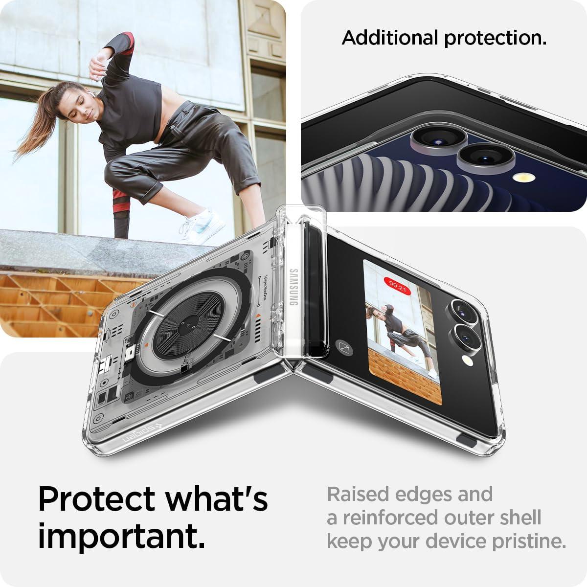 imageSpigen for Galaxy Z Flip 7 Case Ultra Hybrid Pro MagFit Hinge Protection Qi21 CertifiedMagnet for Galaxy Neo OneNeo One