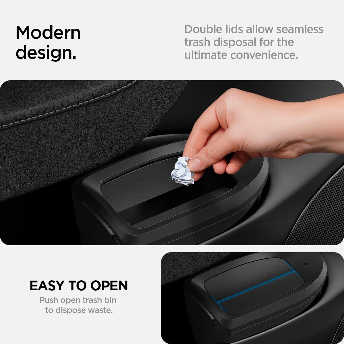 imageSpigen Door Pocket Car Trash Can for Legacy Tesla Model Y 20202024 Not for New Model Y Juniper 202625 Driver Side only20202024 Model Y