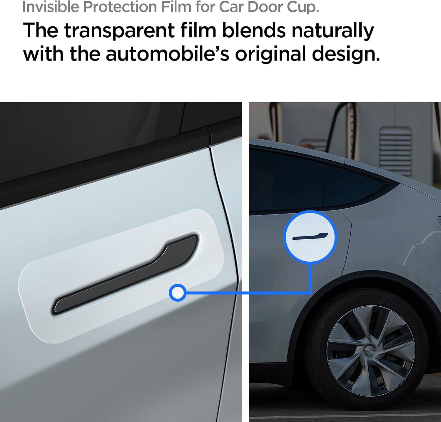 imageSpigen Auto Paint Protection Film PlatinumShield Designed for Tesla Model 3 Y Door Handle