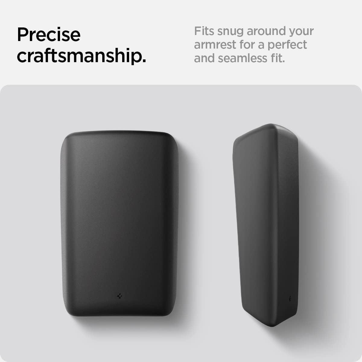 imageSpigen Center Console Armrest Cover for Tesla Model Y 20202024 amp Model 3 20172023 Not Compatible with Model Y Juniper 202526 amp Model 3 Highland 202425 BlackBlack