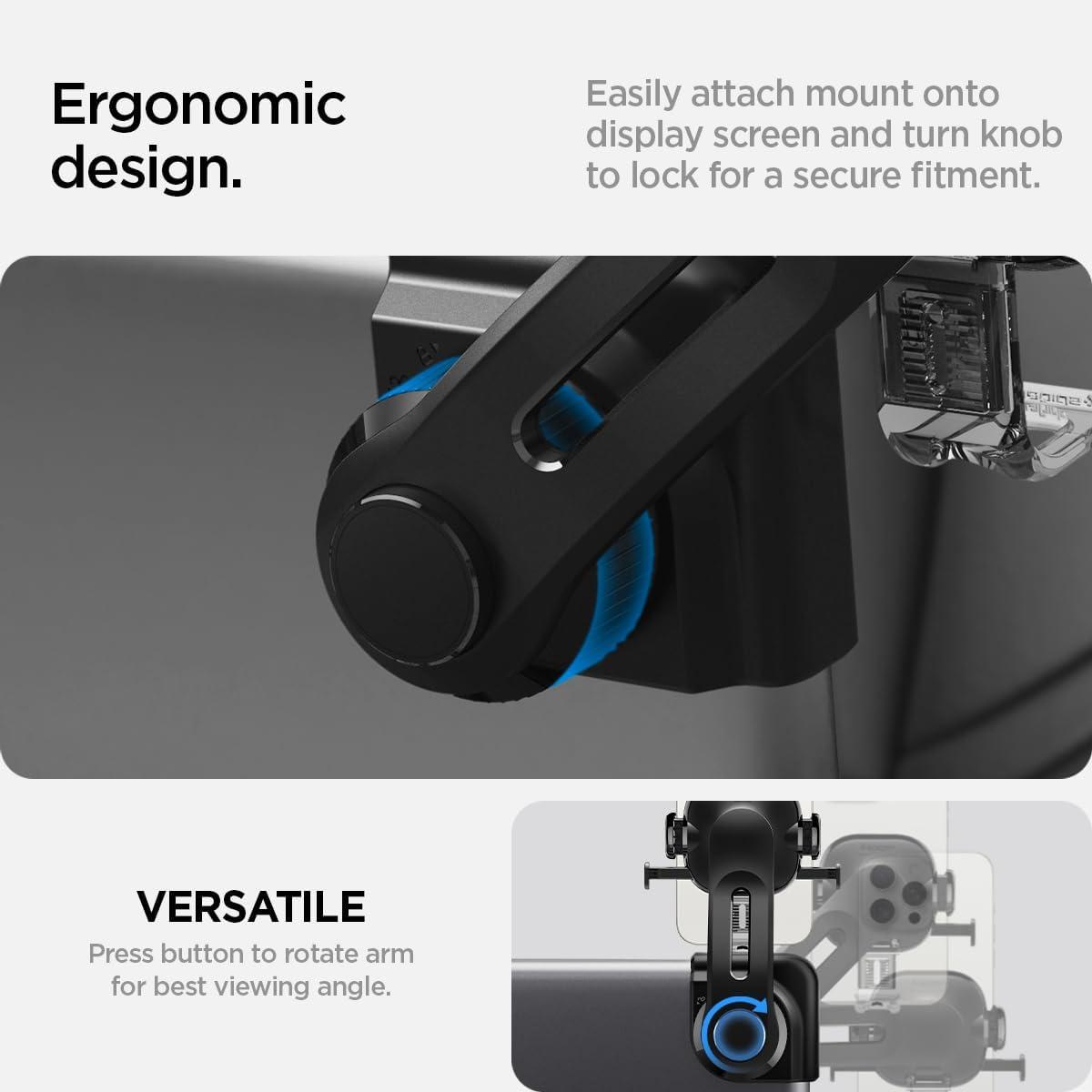 imageSpigen TapLock Qi2 MagSafe Charging Tesla Phone Mount for Tesla Model Y Juniper 202526 amp Model 3YSX for iPhones with MagSafe amp Pixelsnap Not Compatible with Updated 16in QHD ScreenUniversal Mount