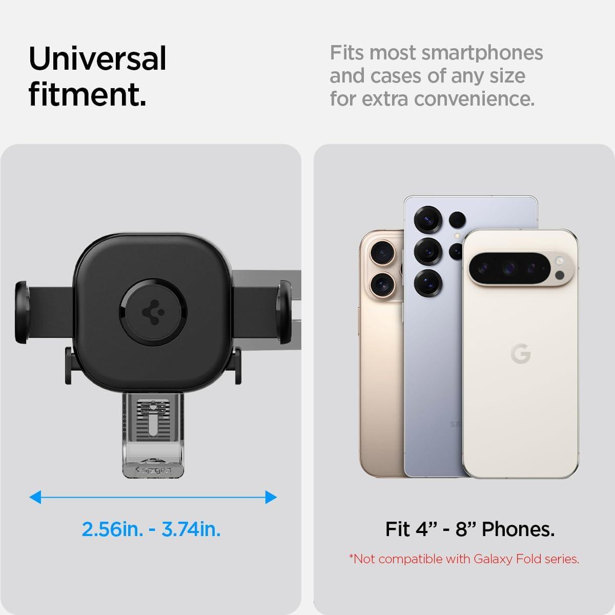 imageSpigen TapLock Qi2 MagSafe Charging Tesla Phone Mount for Tesla Model Y Juniper 202526 amp Model 3YSX for iPhones with MagSafe amp Pixelsnap Not Compatible with Updated 16in QHD ScreenUniversal Mount