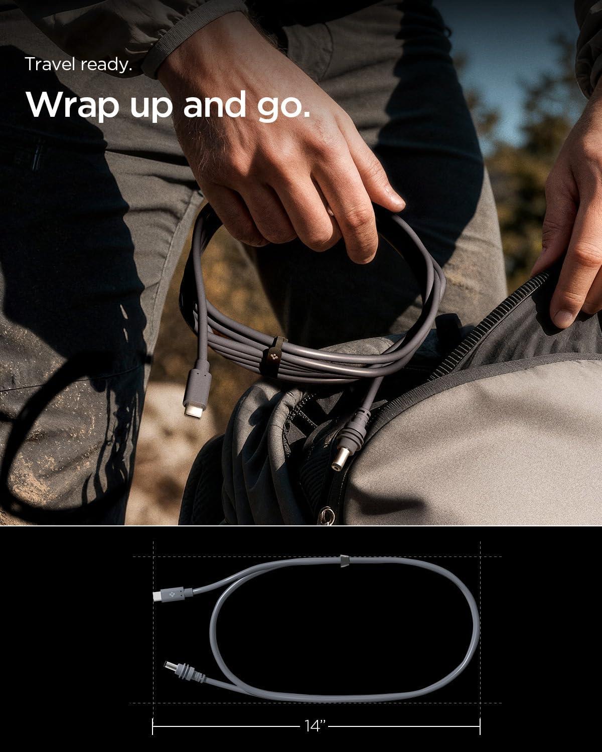 imageSpigen for Starlink Mini Mount Rattleproof QuickRelease Design with Strong Suction Cups Holds 50 lb Force Mounting Kit for Cars RV Boats Windows Glass and SunroofUSB C to DC 10 FT