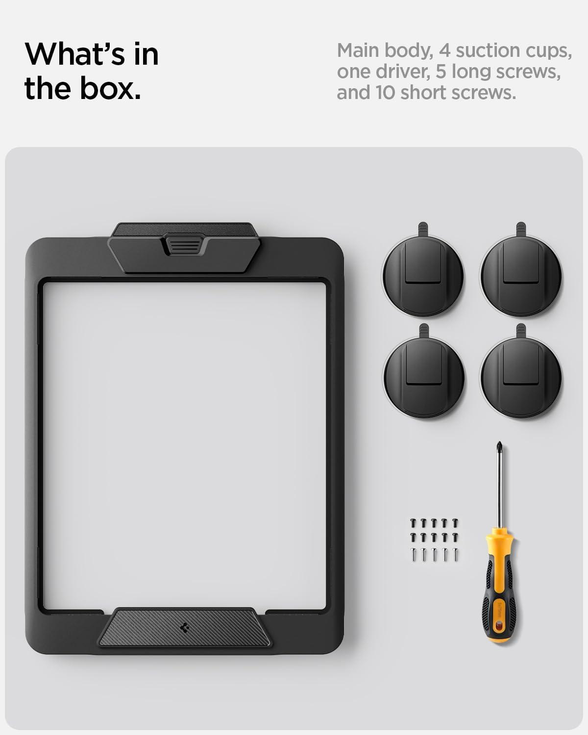 imageSpigen for Starlink Mini Mount Rattleproof QuickRelease Design with Strong Suction Cups Holds 50 lb Force Mounting Kit for Cars RV Boats Windows Glass and SunroofStarlink Mini