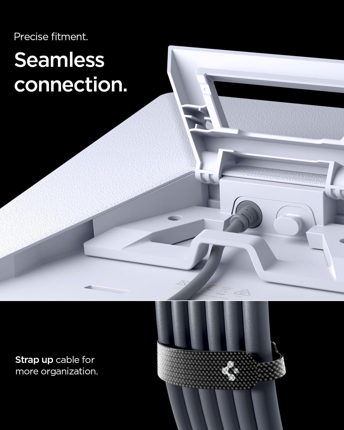 imageSpigen for Starlink Mini Mount Rattleproof QuickRelease Design with Strong Suction Cups Holds 50 lb Force Mounting Kit for Cars RV Boats Windows Glass and Sunroof3 In 1 10 FT