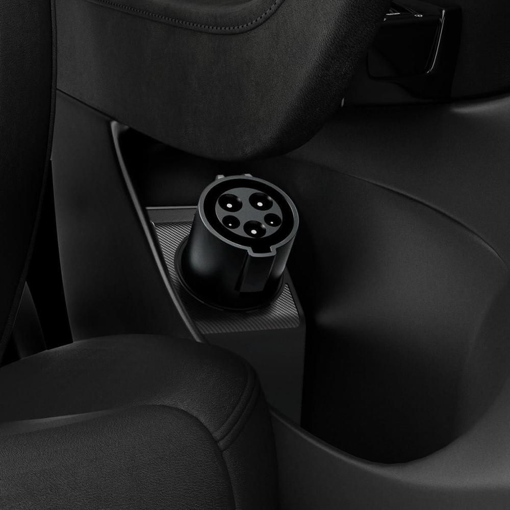 imageSpigen J1772 Charging Adapter Door Dock for All Tesla Model 3 Compatible with Tesla Model 3 Highland Standard Premium amp Performance 20252026 SAE J1772 Charging Adapter NOT IncludedLegacy Model Y 20202024