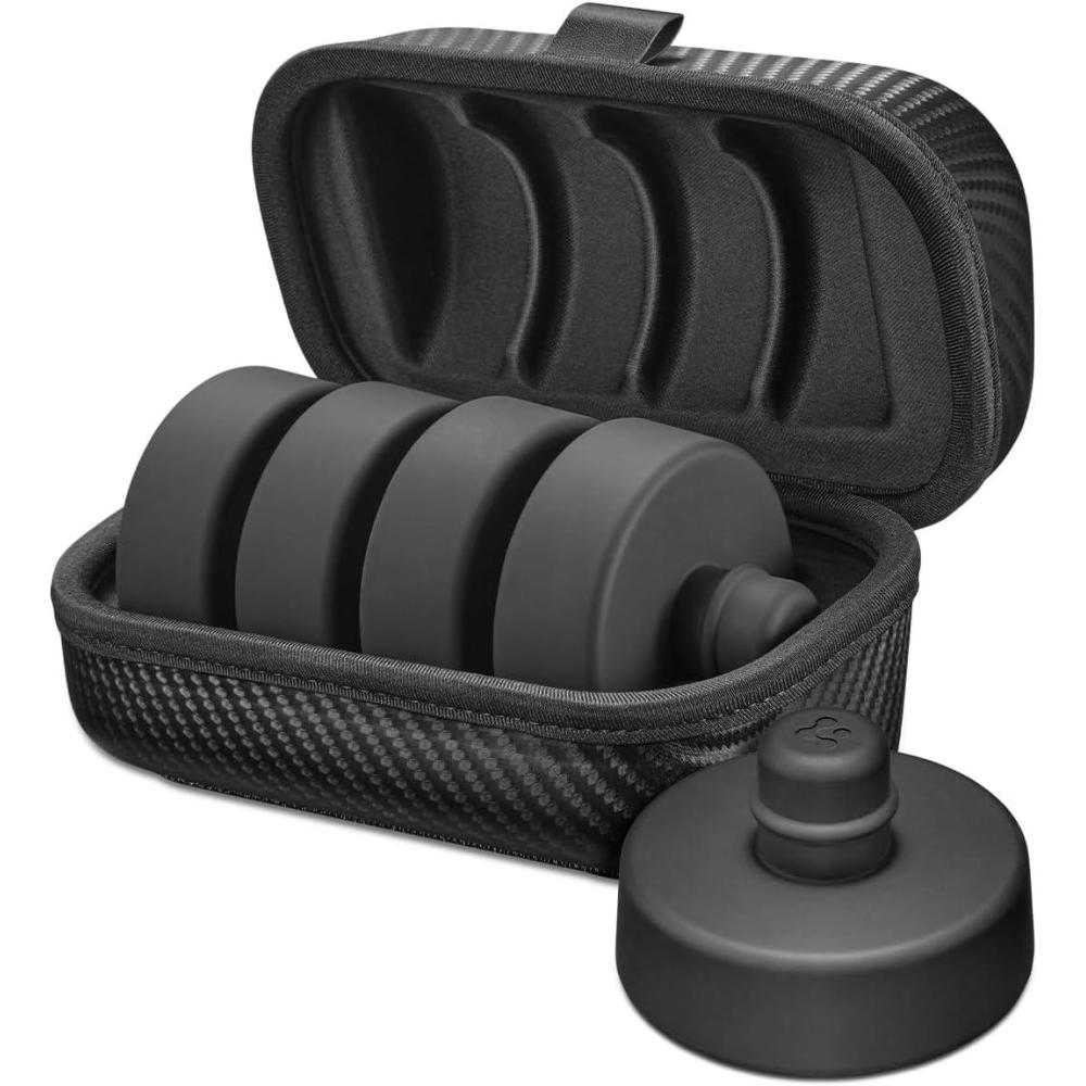 imageSpigen Lifting Jack Pads for Tesla Model 3YXS 4 Pucks with Storage Case Tesla MustHave Accessories Heavy Duty Lift Pucks with Magnetic Compact CaseBlack