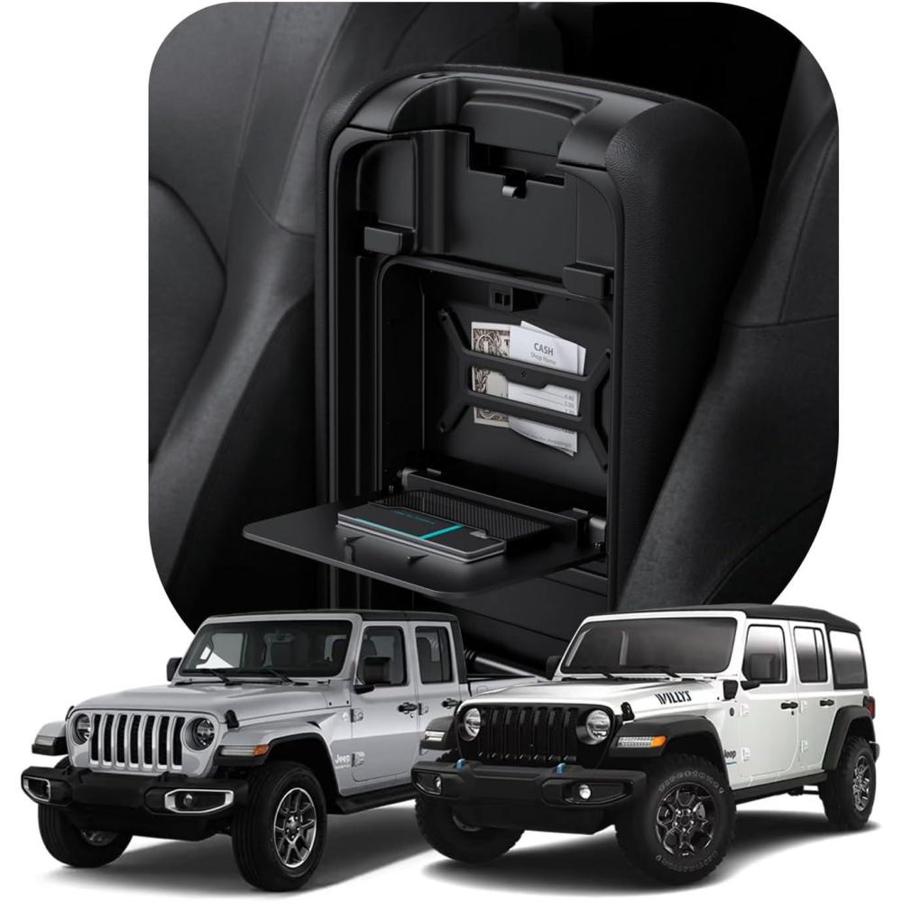 imageSpigen OneTap Hidden Storage Box for Tesla Model Y 20202024 amp Model 3 20172023 Not for Model Y Juniper 202526 and Model 3 Highland 202425Jeep WranglerGladiator