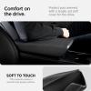 Spigen Center Console Armrest Cover for Tesla Model Y (2020-2024) & Model 3 (2017-2023) [Not Compatible with Model Y Juniper 2025/26 & Model 3 Highland 2024/25] – Black(Black)