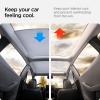Spigen Front Windshield Sunshade for All Tesla Model Y & 3 | Dual Layered Protection Car Accessories for Model Y Juniper and Model 3 Highland | Gift for Tesla Owner(Roof)