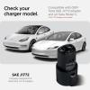 Spigen J1772 Charging Adapter Door Dock for All Tesla Model 3 [Compatible with Tesla Model 3 Highland Standard, Premium & Performance 2025/2026] (SAE J1772 Charging Adapter NOT Included)(All Model 3 (2017-Current))