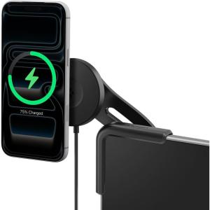 Spigen TapLock Qi2 MagSafe Charging Tesla Phone Mount for Tesla Model Y Juniper 2025/26 & Model 3/Y/S/X – for iPhones with MagSafe & Pixelsnap [Not Compatible with Updated 16in QHD Screen](Charging MagSafe Mount)