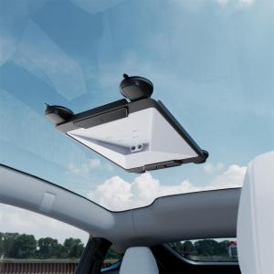 Spigen for Starlink Mini Mount Rattleproof Quick-Release Design with Strong Suction Cups [Holds 50+ lb Force] Mounting Kit for Cars, RV, Boats, Windows, Glass, and Sunroof(Starlink Mini)