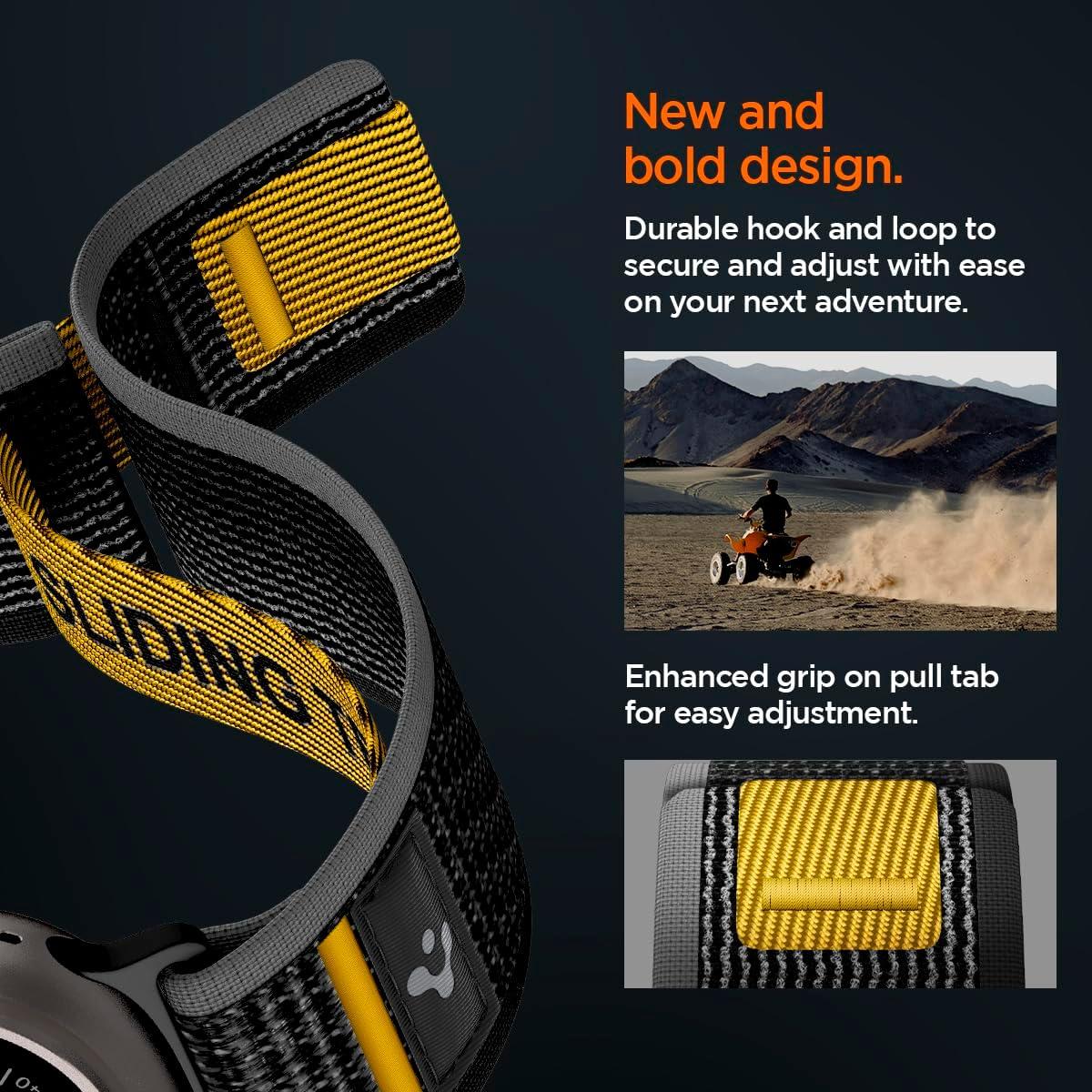 imageSpigen for Apple Watch Band Athlex Air Compatible with Ultra 321 49mm Series 1110 46mm 987 45mm SE3SE2SE654 44mm 321 42mmActive Black