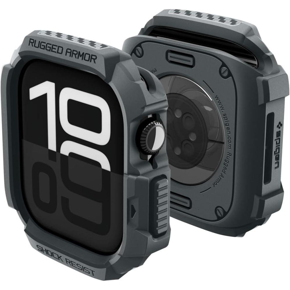 imageSpigen for Apple Watch Ultra 321 Case Rugged Armor 49mm Durable TPU Cover  Dark GrayDark Gray