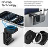 Spigen Airplane Phone Holder MagSafe Phone Mount Travel Essentials and in-Flight Airplane Phone Mount – for iPhones & Galaxy Phones with MagSafe Cases & Pixel Phones with Pixelsnap(Black)