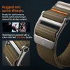 Spigen for Apple Watch Band, Compatible with Ultra 3/2/1 49mm, Series 11/10 46mm, 9/8/7 45mm, SE3/SE2/SE/6/5/4 44mm, 3/2/1 42mm DuraPro Flex/DuraPro Flex Ultra Adjustable Solo Loop Strap(Khaki – DuraPro Flex Ultra)
