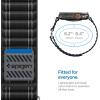 Spigen for Apple Watch Band, Compatible with Ultra 3/2/1 49mm, Series 11/10 46mm, 9/8/7 45mm, SE3/SE2/SE/6/5/4 44mm, 3/2/1 42mm Lightweight Fabric Strap(Black – Blue)