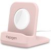 Spigen for Apple Watch Charger, S350 Stand Compatible with Ultra 3/2/1 49mm, Series 11/10 46/42mm, 9/8/7 45/41mm, SE3/SE2/SE/6/5/4 44/40mm, 3/2/1 42/38mm with Non-Slip Stable Base – Black(Pink Sand)