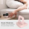 Spigen for Apple Watch Charger, S350 Stand Compatible with Ultra 3/2/1 49mm, Series 11/10 46/42mm, 9/8/7 45/41mm, SE3/SE2/SE/6/5/4 44/40mm, 3/2/1 42/38mm with Non-Slip Stable Base – Black(Pink Sand)