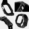 Spigen for Apple Watch Series 11/10 46mm Band with Case, Rugged Armor Pro Cover with Strap(Matte Black)