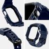Spigen for Apple Watch Series 11/10 46mm Band with Case, Rugged Armor Pro Cover with Strap(Navy Blue)