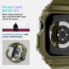 Spigen for Apple Watch Series 11/10 46mm Band with Case, Rugged Armor Pro Cover with Strap(Vintage Khaki)