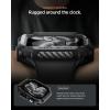Spigen for Apple Watch Ultra 3/2/1 Case, Rugged Armor 49mm Durable TPU Cover – Dark Gray(Black)