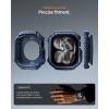 Spigen for Apple Watch Ultra 3/2/1 Case, Rugged Armor 49mm Durable TPU Cover – Dark Gray(Navy Blue)