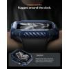 Spigen for Apple Watch Ultra 3/2/1 Case, Rugged Armor 49mm Durable TPU Cover – Dark Gray(Navy Blue)
