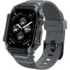 Spigen for Apple Watch Series 11/10 46mm Band with Case, Rugged Armor Pro Cover with Strap(Dark Gray)