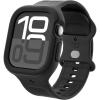 Spigen for Apple Watch Series 11/10 46mm/42mm Band with Case, Vault Pro Protective TPU Cover with Strap – Matte Black(42mm for Series 10)