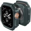 Spigen for Apple Watch Ultra 3/2/1 Case, Rugged Armor 49mm Durable TPU Cover – Dark Gray(Abyss Green)