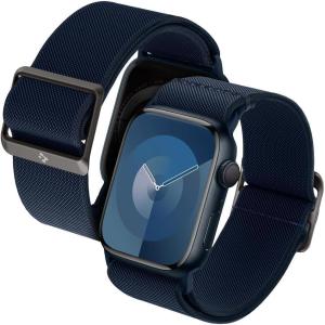 Spigen Lite Fit Band Compatible with Apple Watch Ultra 2/1 49mm, Series 10 46mm, Series 9/8/7/6/5/4/SE 45mm 44mm(Navy)