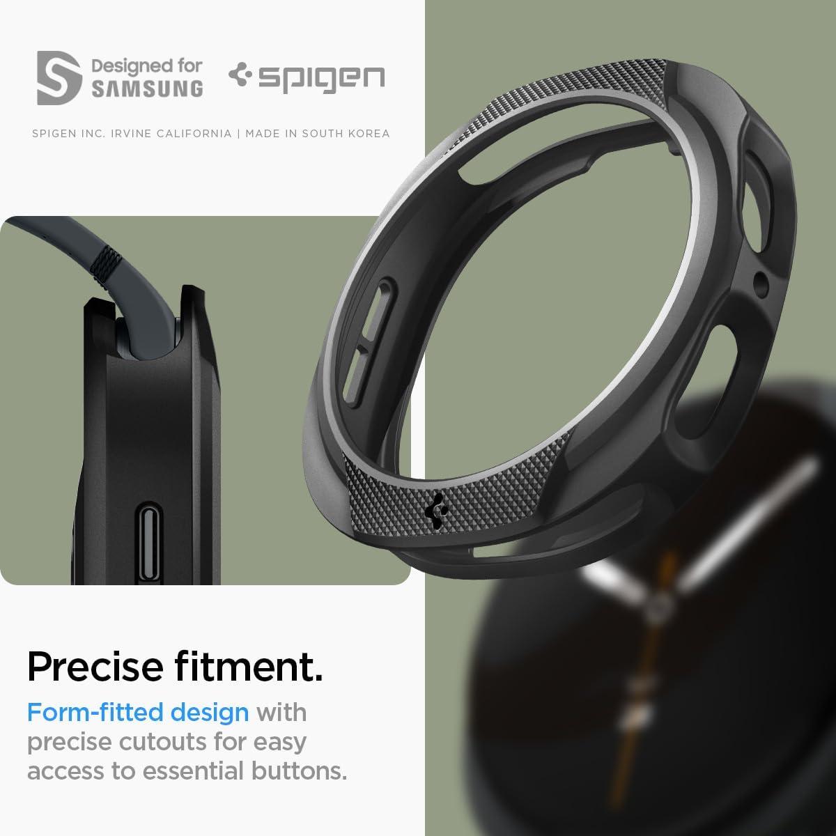 imageSpigen Liquid Air Designed for Samsung Galaxy Watch 6 40mm Case Flexible Lightweight TPU Cover 2023 Matte BlackGalaxy Watch 8