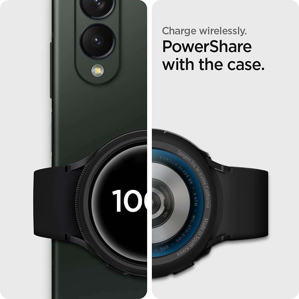 imageSpigen Liquid Air Designed for Samsung Galaxy Watch 6 40mm Case Flexible Lightweight TPU Cover 2023 Matte BlackGalaxy Watch FE 54