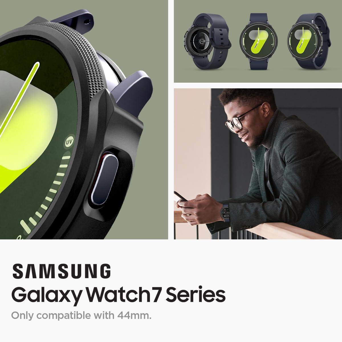 imageSpigen Liquid Air Designed for Samsung Galaxy Watch 6 40mm Case Flexible Lightweight TPU Cover 2023 Matte BlackMatte Black