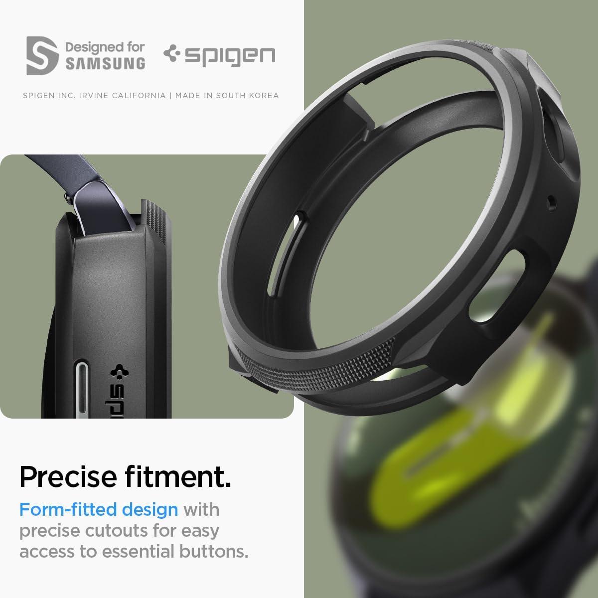 imageSpigen Liquid Air Designed for Samsung Galaxy Watch 8 40mm Case Flexible Lightweight TPU Cover 2025 Matte BlackMatte Black