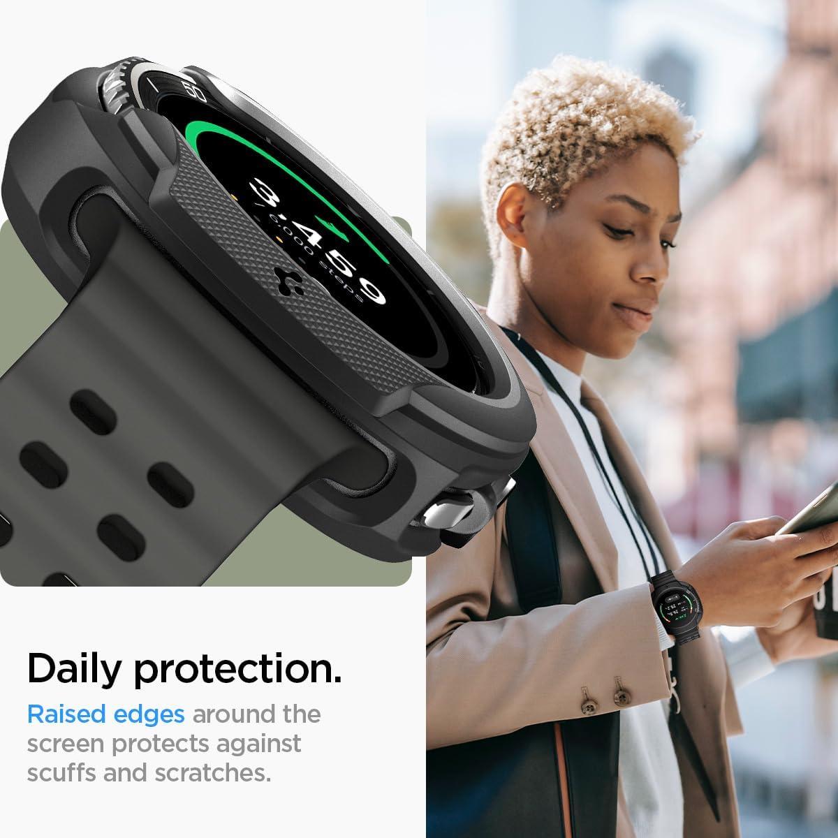 imageSpigen Liquid Air Designed for Samsung Galaxy Watch 8 40mm Case Flexible Lightweight TPU Cover 2025 Matte BlackMatte Black