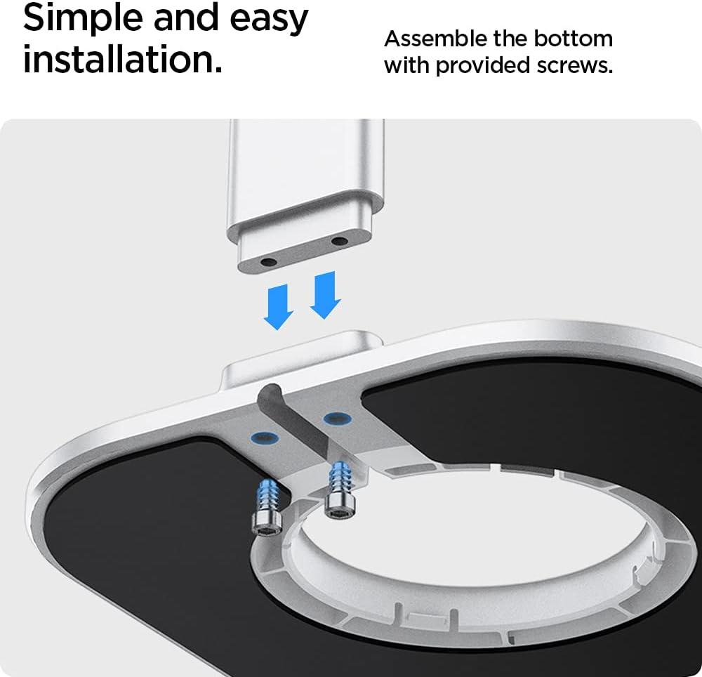 imageSpigen S380 Airpods Max Stand and Ultra Hybrid Case Designed for Airpods Max Case Bundle