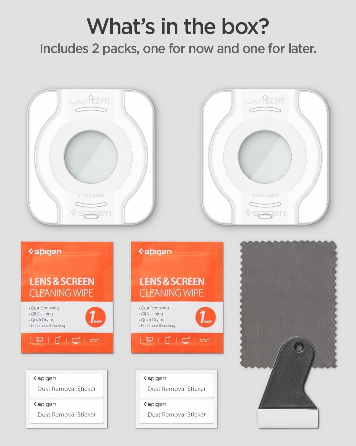 imageSpigen Tempered Glass Screen Protector GlasTR EZ FIT designed for Garmin Fenix 8 8 ProFenix 7X seriesEpix Pro 51mm 2 PackFenix 8 43mm